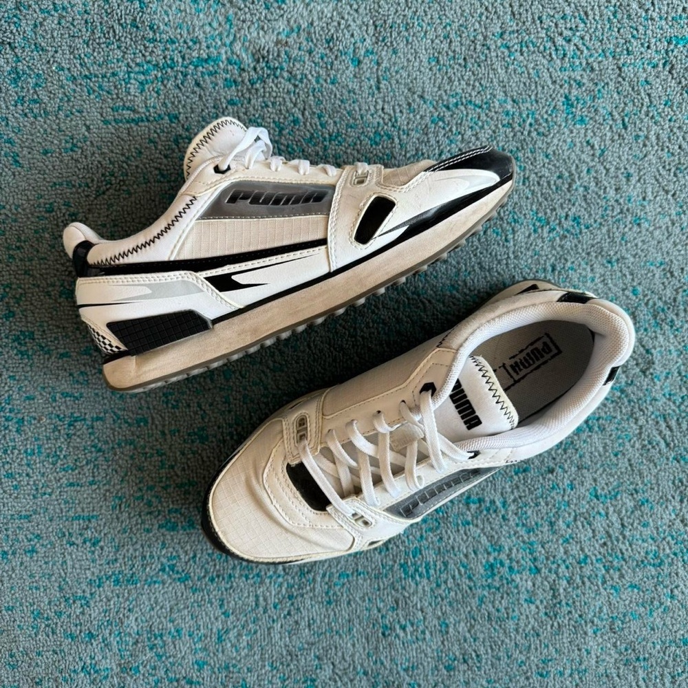 Puma Black and White Sneakers